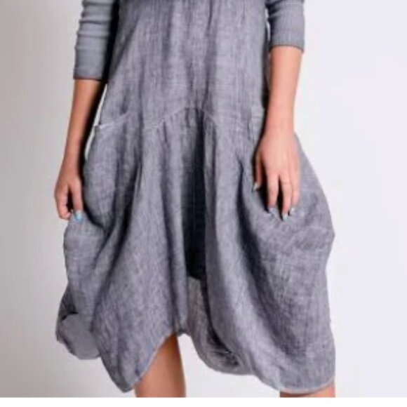 INIZIO Magic linen/cotton dress - Picture 5 of 6